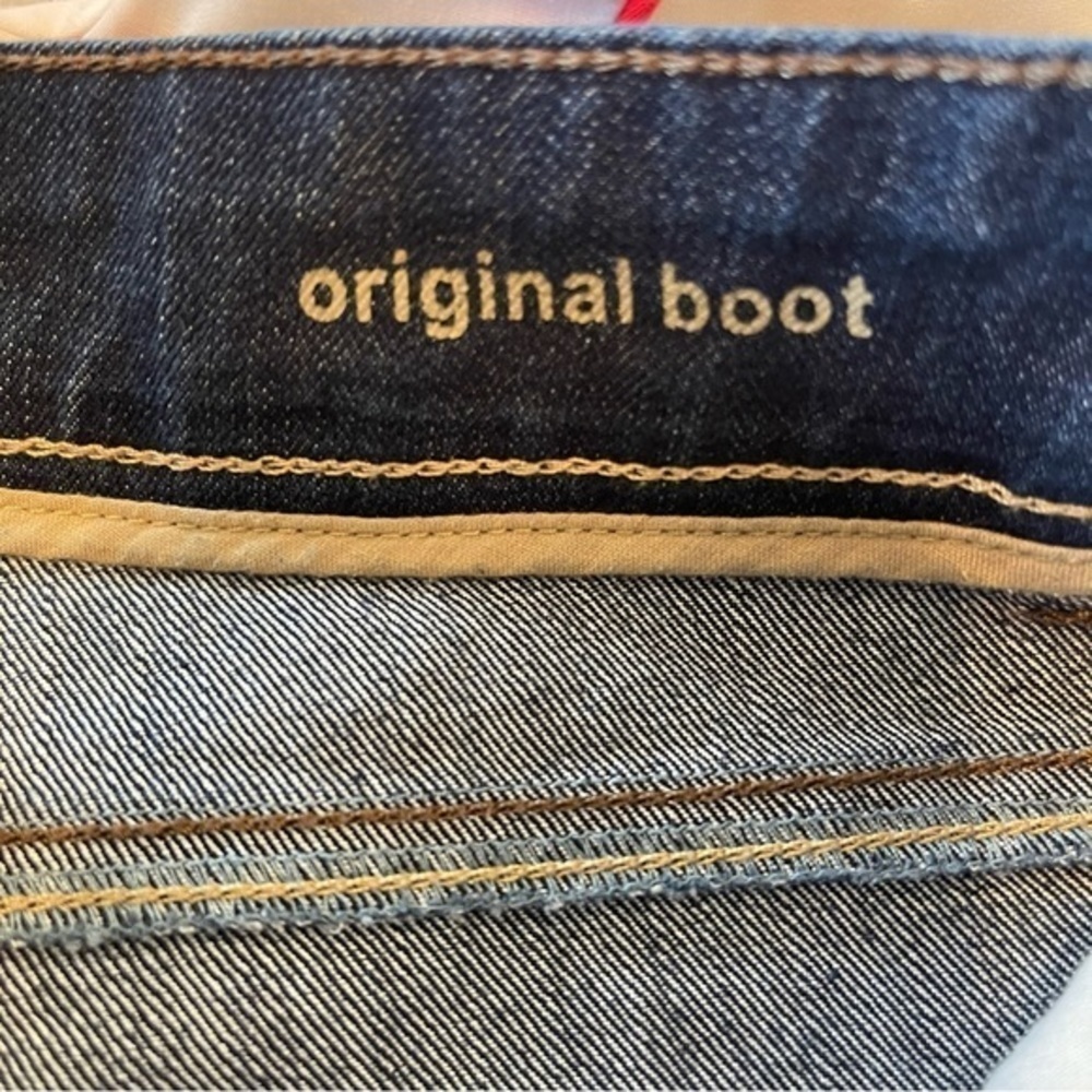 Y2K Boho High Rise Boot Cut Dark Wash Jeans - Women's Size 10 - Picture 9 of 11